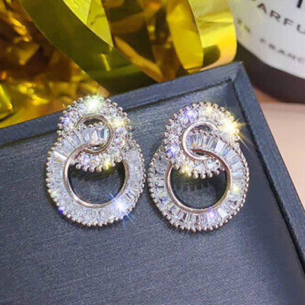 New luxury sterling silver earrings